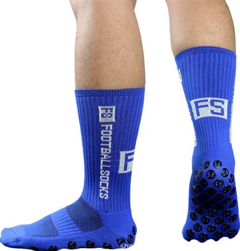 gripsokken voetbal blauw